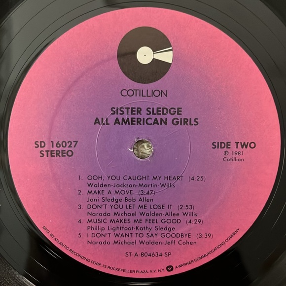 Sister Sledge - “All American Girls” Vinyl LP - Picture 5 of 5